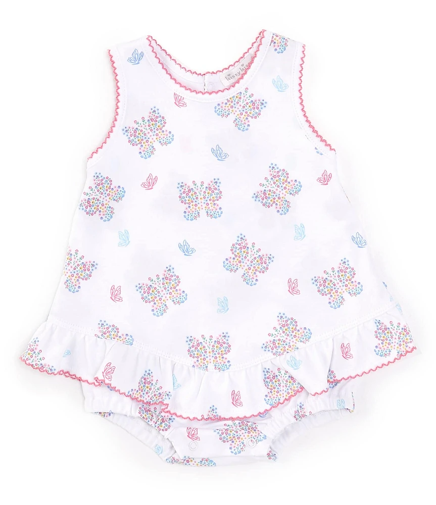 Kissy Kissy Baby Girls Newborn-24 Months Butterfly Print Sleeveless Bubble Romper