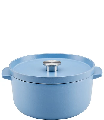 Kitchenaid 6-Quart Round Enameled Cast Iron Dutch Oven with Stainless Steel Knob