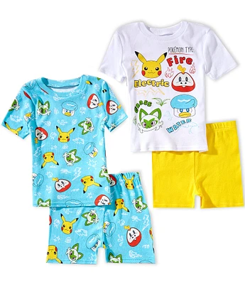 Komar Kids Little/Big Boys 4-10 Pokemon 4-Piece Pajama Set