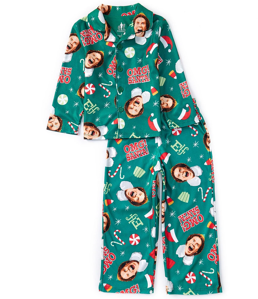 Komar Kids Little/Big Boys 4-12 Elf Character Printed Pajama Coat Set