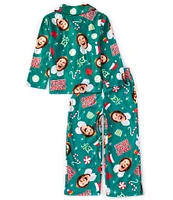 Komar Kids Little/Big Boys 4-12 Elf Character Printed Pajama Coat Set