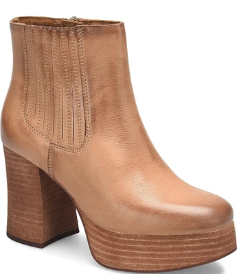 Kork-Ease Baylie Leather Platform Booties