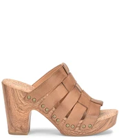 Kork-Ease Devan Woven Leather Platform Sandals