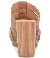 Kork-Ease Devan Woven Leather Platform Sandals