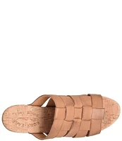 Kork-Ease Devan Woven Leather Platform Sandals