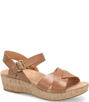 Kork-Ease Myrna 2.0 Leather Platform Cork Sandals