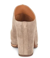 Kork-Ease Sagano Suede Block Heel Clogs