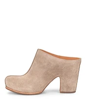 Kork-Ease Sagano Suede Block Heel Clogs