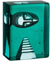 Kosta Boda Azur Stairs Bertil Vallien Blue Figurine