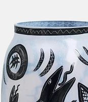 Kosta Boda Caramba Hand Painted Vase