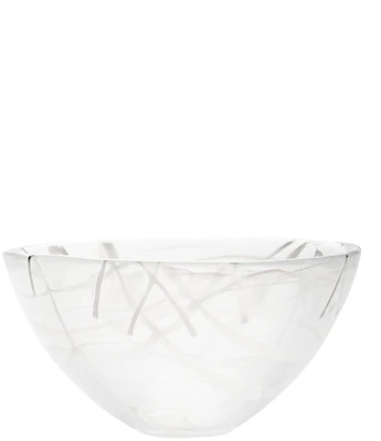 Kosta Boda Contrast Bowl White