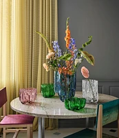 Kosta Boda Crackle Low Vase