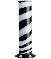Kosta Boda Lab Cylinder Vase Black / White
