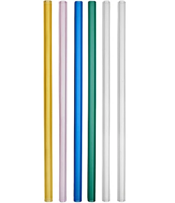 Kosta Boda Sipsavor Multicolor Straw Set
