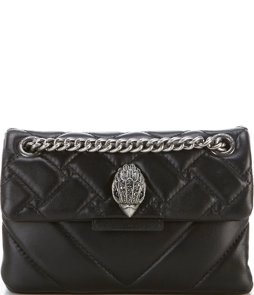 Kurt Geiger London Kensington Mini Quilted Leather Crossbody Bag