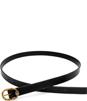 Kurt Geiger London 0.7#double; Smooth Mayfair Leather Belt