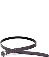 Kurt Geiger London 0.78#double; Drenched Metallic Leather Belt