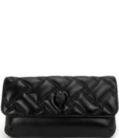 Kurt Geiger London 0.78#double; Kensington Black Quilted Belt Bag