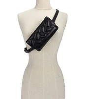 Kurt Geiger London 0.78#double; Kensington Black Quilted Belt Bag