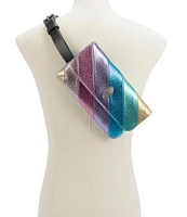 Kurt Geiger London 0.78#double; Rainbow Leather Belt Bag