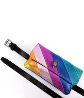 Kurt Geiger London 0.78#double; Rainbow Leather Belt Bag