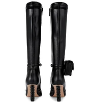 Kurt Geiger London Ankle Bag Leather Knee High Boots