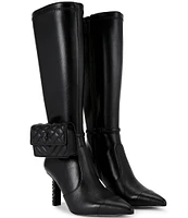 Kurt Geiger London Ankle Bag Leather Knee High Boots