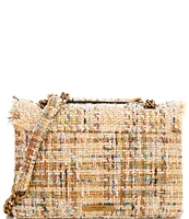 Kurt Geiger London Beige Comb Tweed Kensington Crossbody Bag