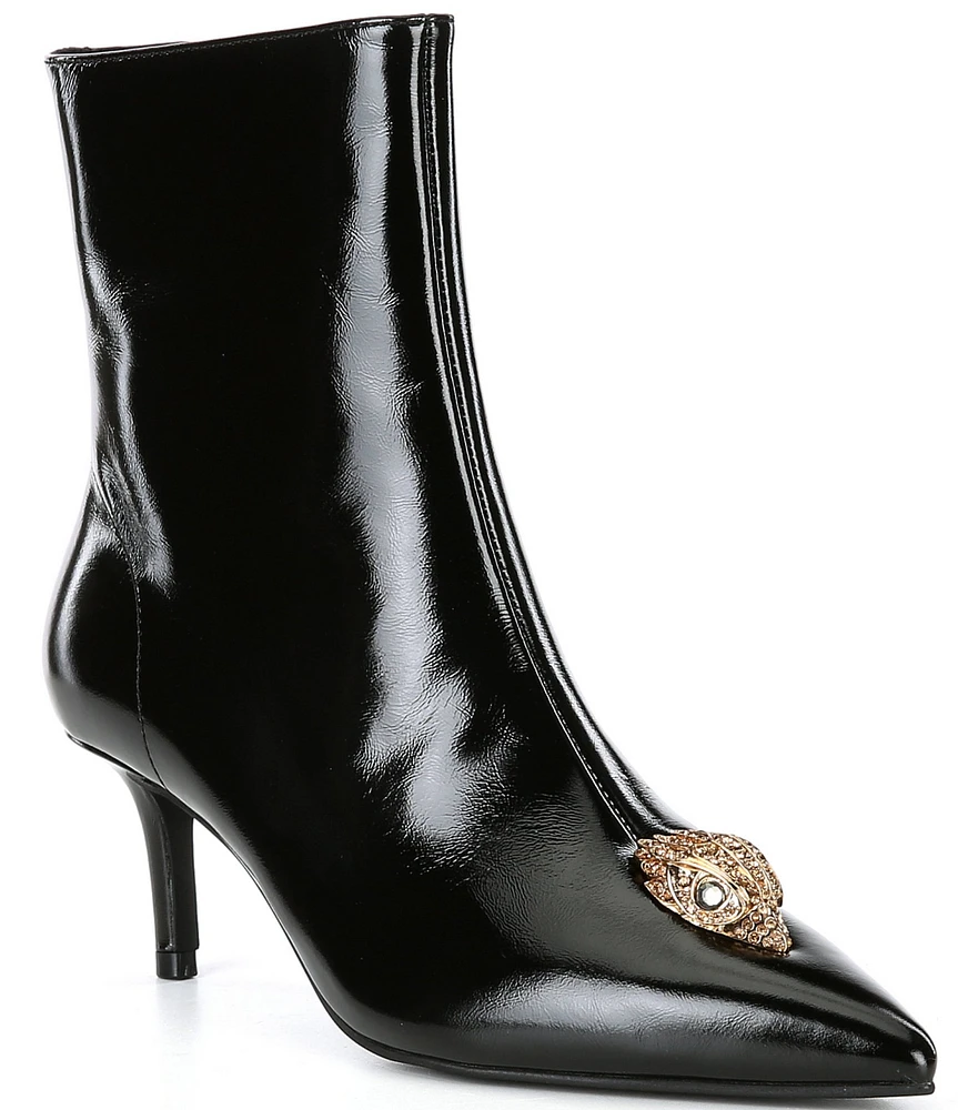 Kurt Geiger London Belgravia Ankle Patent Leather Boots