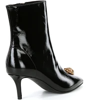 Kurt Geiger London Belgravia Ankle Patent Leather Boots