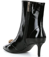 Kurt Geiger London Belgravia Ankle Patent Leather Boots