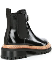 Kurt Geiger London Belgravia Chelsea Patent Leather Boots