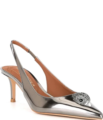 Kurt Geiger London Belgravia Leather Slingback Dress Pumps