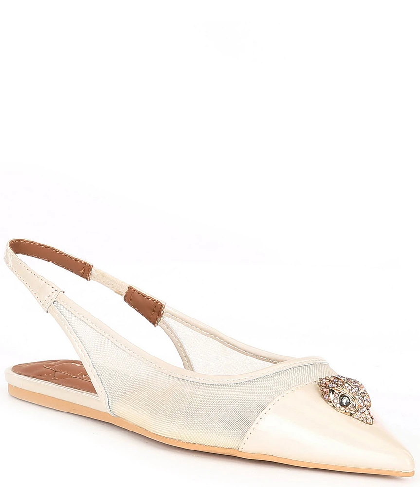 Kurt Geiger London Belgravia Mesh Slingback Flats