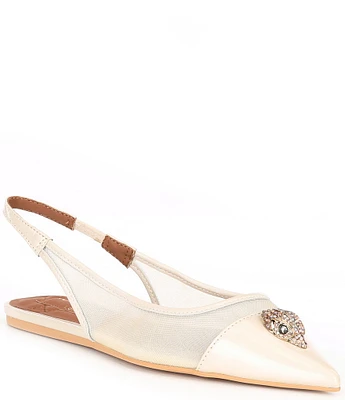 Kurt Geiger London Belgravia Mesh Slingback Flats