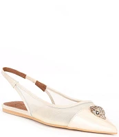 Kurt Geiger London Belgravia Mesh Slingback Flats