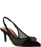 Kurt Geiger London Belgravia Mesh Slingback Pumps