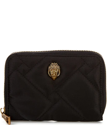 Kurt Geiger London Black Nylon Small Zip Around Wallet