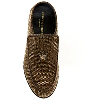 Kurt Geiger London Boys' Hugh Eagle Drench Gold Crystals Slip-Ons (Youth)