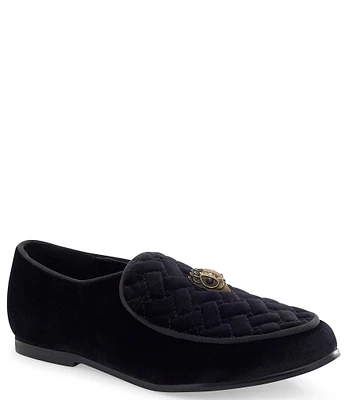 Kurt Geiger London Boys' Hugh Eagle Drench Slip-On Loafers (Youth)