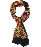 Kurt Geiger London Chain Tile Print Oblong Scarf