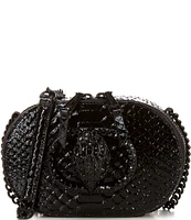 Kurt Geiger London Chelsea Snake Print Small Camera Crossbody Bag