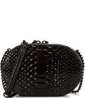 Kurt Geiger London Chelsea Snake Print Small Camera Crossbody Bag