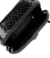 Kurt Geiger London Chelsea Snake Print Small Camera Crossbody Bag