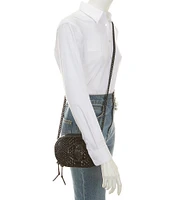 Kurt Geiger London Chelsea Snake Print Small Camera Crossbody Bag