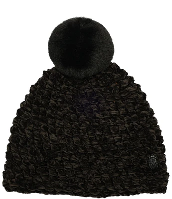 Kurt Geiger London Chunky Chenille Knit Beanie