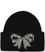 Kurt Geiger London Crystal Bow Beanie