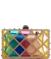 Kurt Geiger London Crystal Quilt Box Clutch