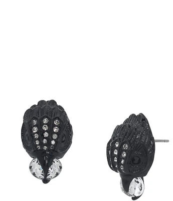 Kurt Geiger London Crystal Signature Eagle Stone Stud Earrings