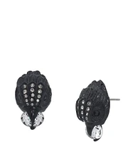 Kurt Geiger London Crystal Signature Eagle Stone Stud Earrings